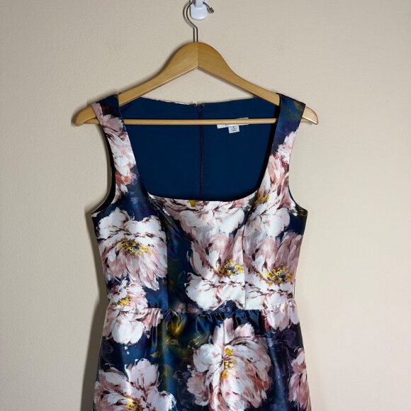 Kay Unger New York Lydia Tea Length Dress Womens Size 6 Wedding Guest Formal - Picture 4 of 12